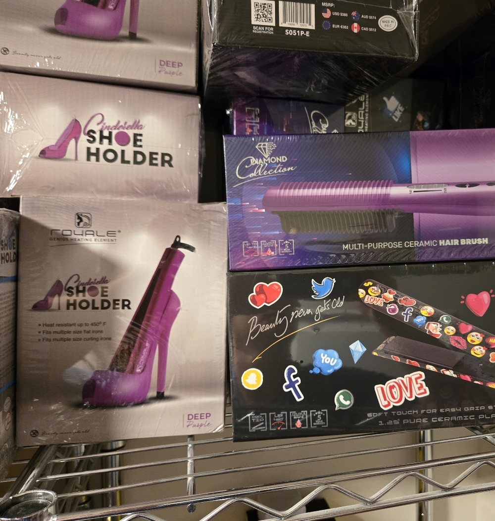 Royale Cinderella Deep Purple Hair Tool Holder